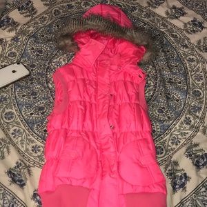pink women’s vest kids vest